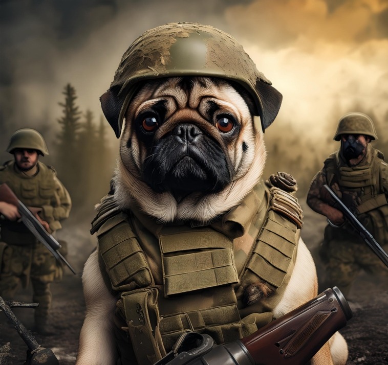 Pugs in World Wars