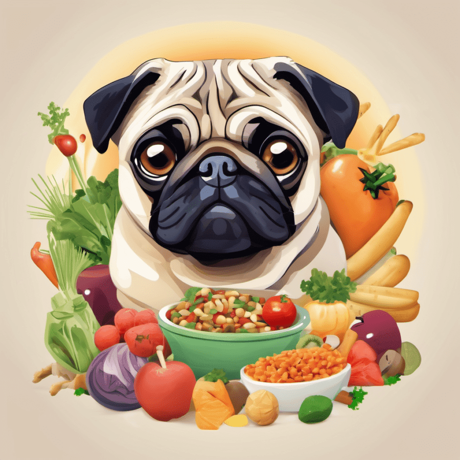 Pugs healthy food