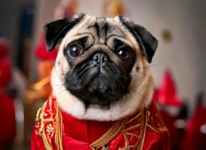 Pug Celebrity Costume Ideas