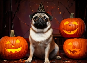 Pug Halloween Photoshoot