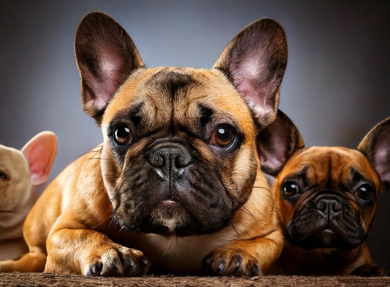 Fuzzy French Bulldogs