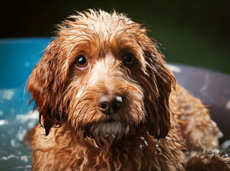 Lagotto Bath Time Reactions