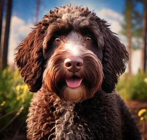 Positive reinforcement of Lagotto Romagnolo