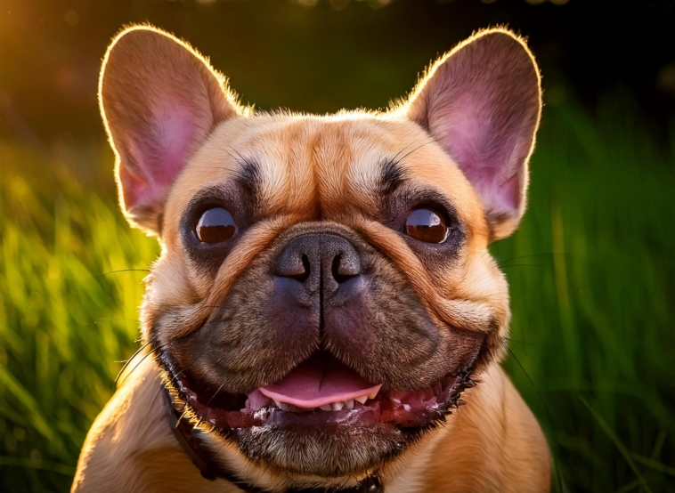 French Bulldog joyful pet