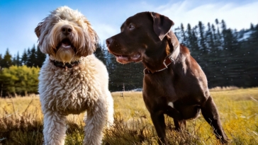 Lagotto Romagnolo vs Pit bull