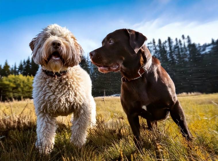 Lagotto Romagnolo vs Pit bull