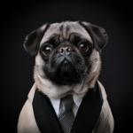 Men in Black Pug