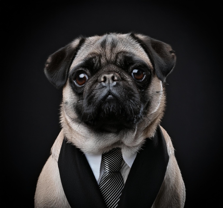 Men in Black Pug