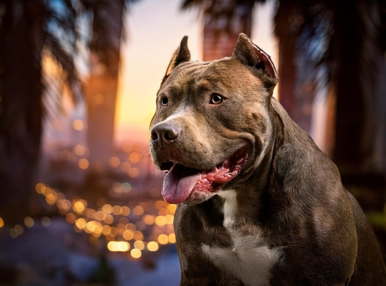 pitbull in Hollywood