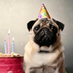 Pug Birthday Card