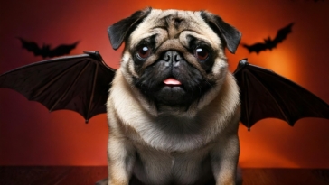 Pug Halloween Photoshoot