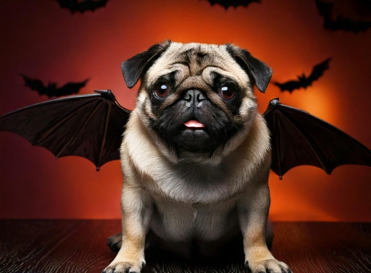 Pug Halloween Photoshoot