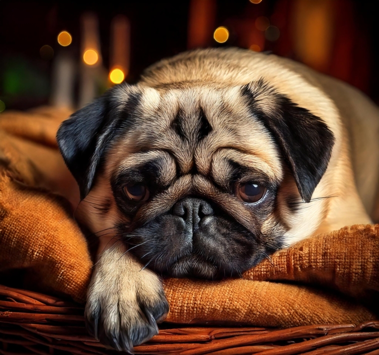 Where does your pug prefer to sleep?