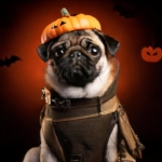 Pug-tactic Halloween Fashion