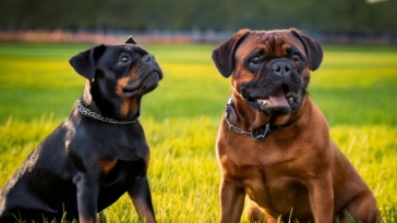 Pug vs Doberman