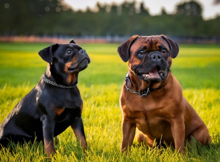 Pug vs Doberman