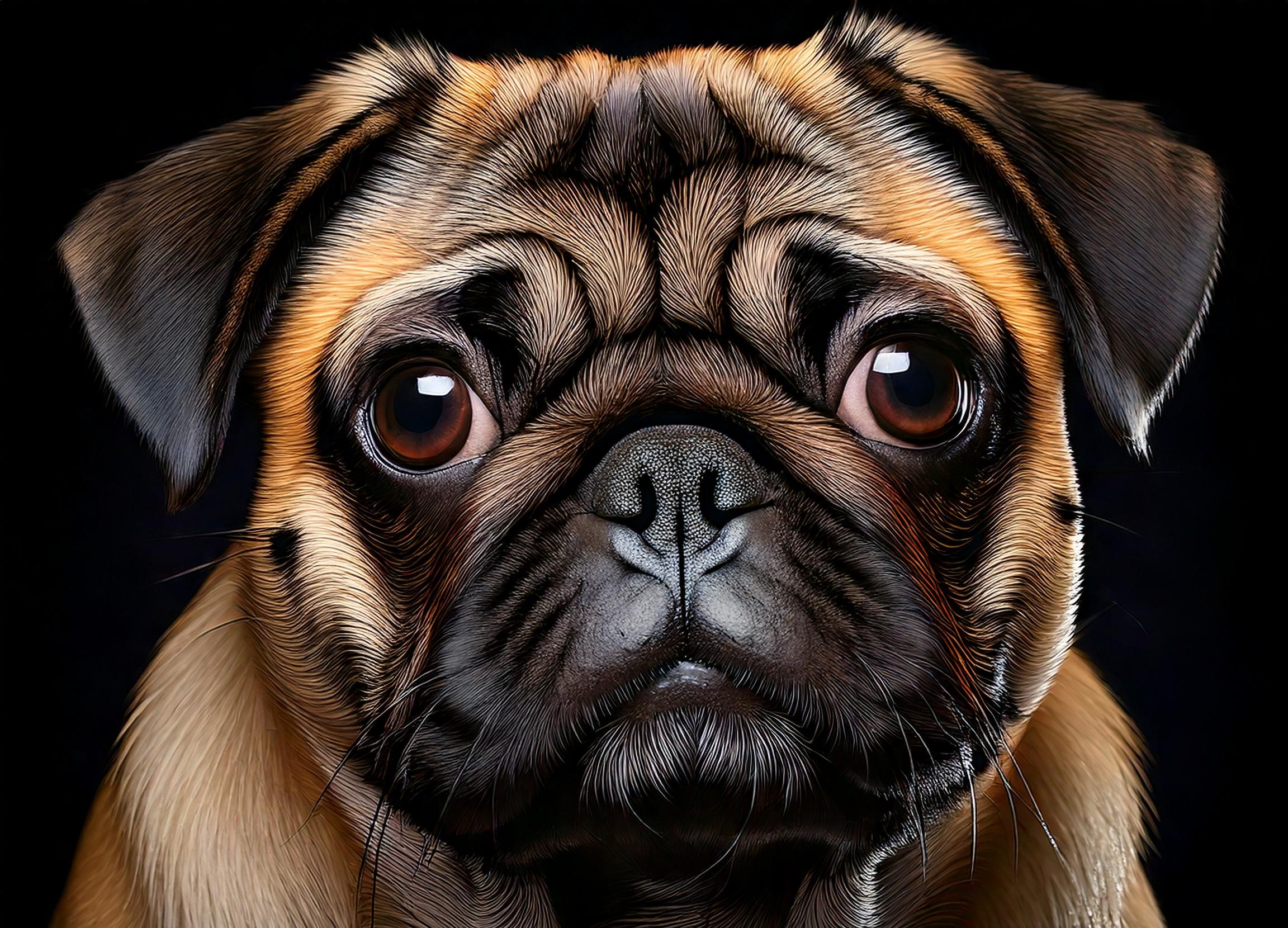 Brindle Pug