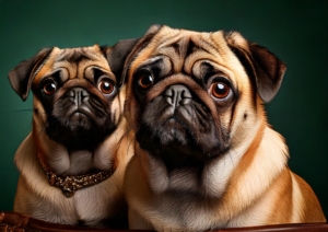 Retro Pugs