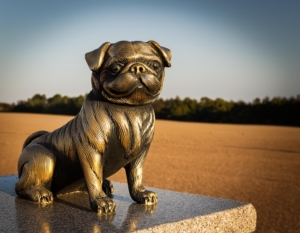 Pug Statue