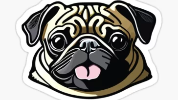 Pug Sticker Designs You Can Print