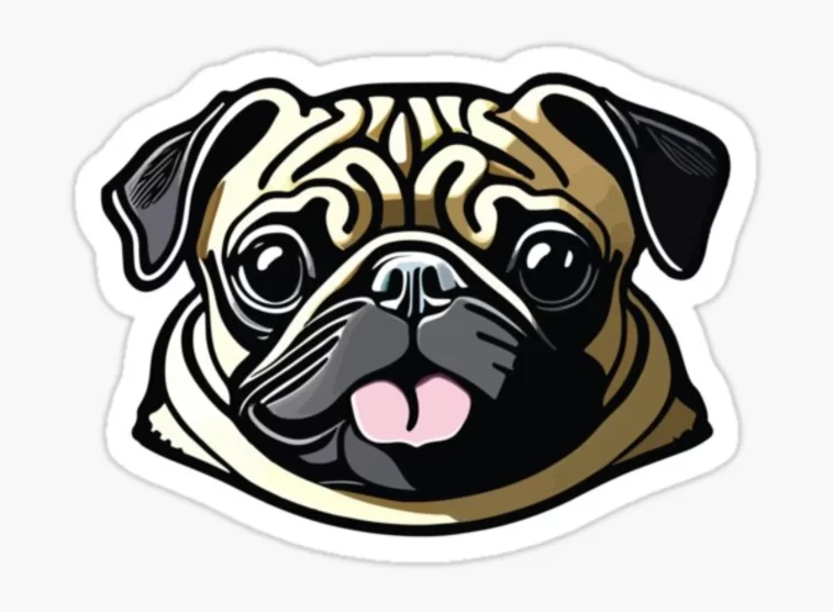 Pug Sticker Designs You Can Print