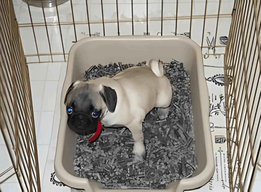 Can Pugs Be Trained to Use a Litter Box