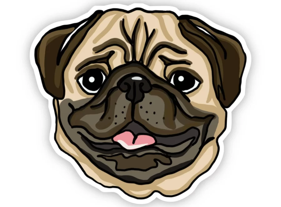 Pug Sticker Designs You Can Print