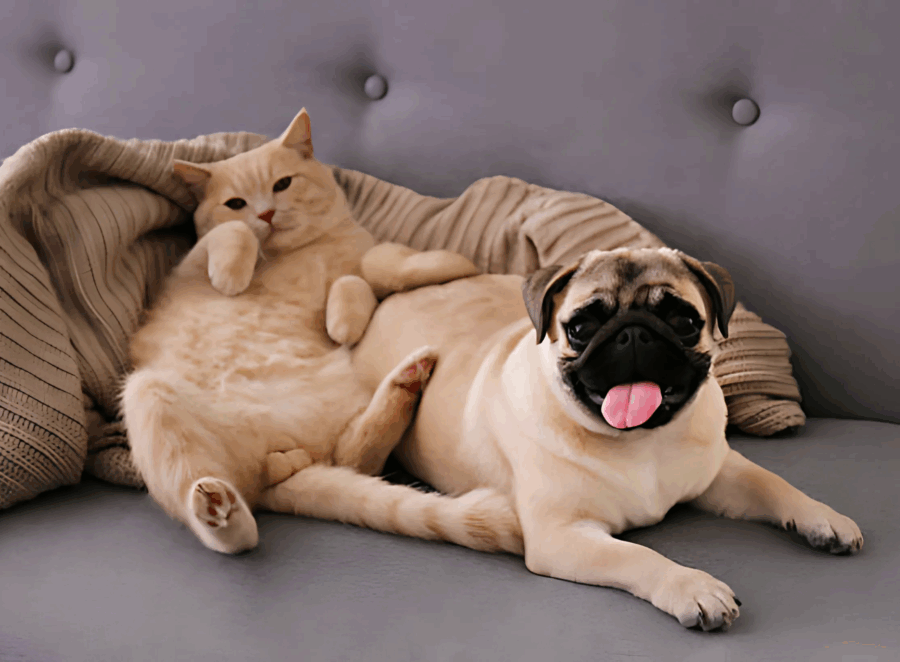 Do Pugs Get Along With Cats